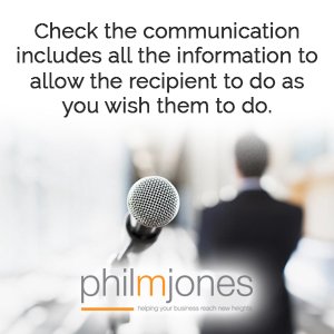 communication business tip phil m jones